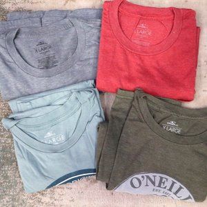 Lot of 4 Oneil T-Shirts Size XL